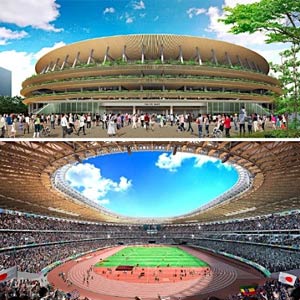 新国立競技場-隈研吾氏が提案するA案